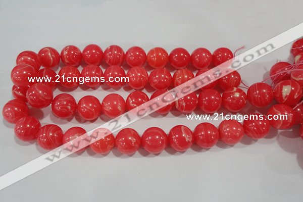 CRC507 15.5 inches 18mm round synthetic rhodochrosite beads