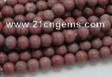 CRC51 15.5 inches 6mm round rhodochrosite gemstone beads wholesale