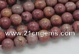 CRC52 15.5 inches 8mm round rhodochrosite gemstone beads wholesale