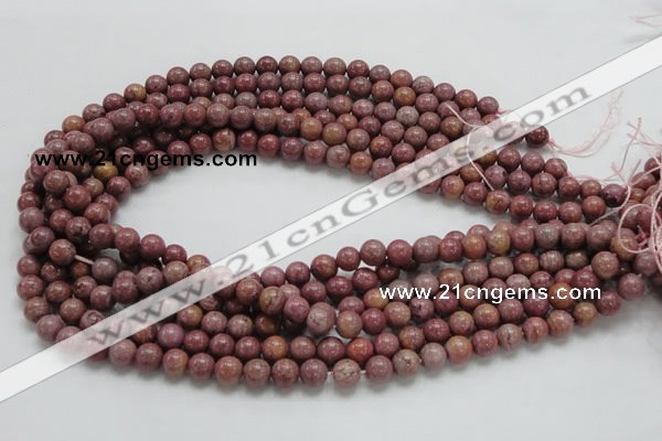 CRC52 15.5 inches 8mm round rhodochrosite gemstone beads wholesale