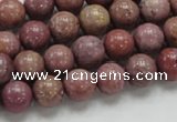 CRC53 15.5 inches 10mm round rhodochrosite gemstone beads wholesale