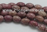 CRC65 15.5 inches 8*12mm rice rhodochrosite gemstone beads