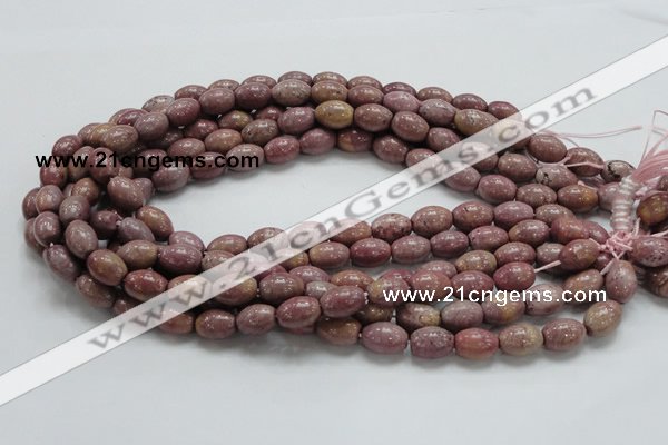 CRC66 15.5 inches 10*14mm rice rhodochrosite gemstone beads