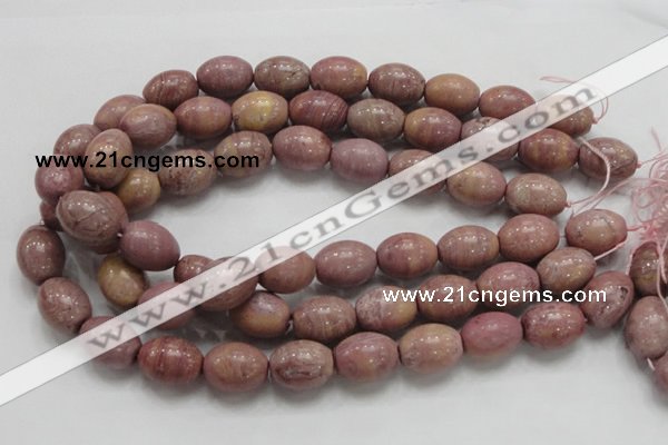 CRC68 15.5 inches 15*20mm rice rhodochrosite gemstone beads