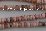 CRC750 15.5 inches 2.5*4mm rondelle rhodochrosite beads wholesale