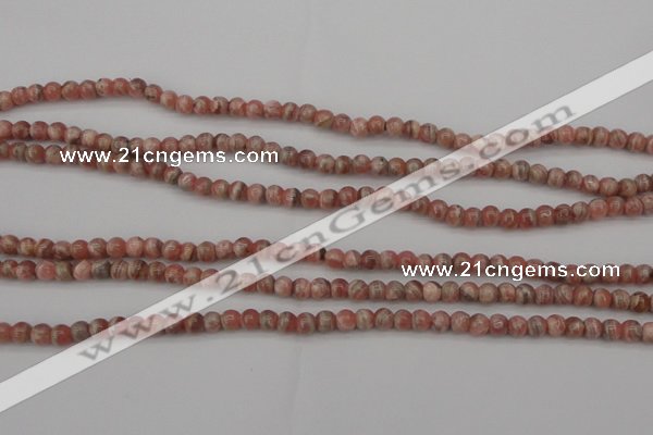 CRC754 15.5 inches 4mm round rhodochrosite beads wholesale