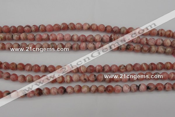 CRC755 15.5 inches 6mm round rhodochrosite beads wholesale