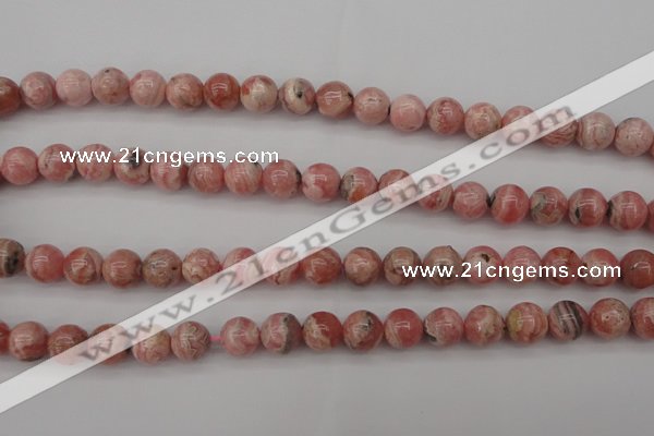 CRC757 15.5 inches 8mm round rhodochrosite beads wholesale