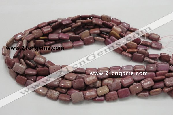 CRC81 15.5 inches 10*14mm rectangle rhodochrosite gemstone beads