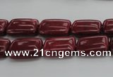 CRC821 15.5 inches 10*14mm rectangle Brazilian rhodochrosite beads
