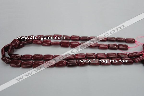 CRC821 15.5 inches 10*14mm rectangle Brazilian rhodochrosite beads