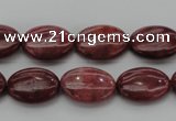 CRC832 15.5 inches 12*16mm oval Brazilian rhodochrosite beads