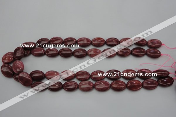 CRC833 15.5 inches 13*18mm oval Brazilian rhodochrosite beads