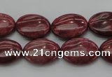 CRC834 15.5 inches 15*20mm oval Brazilian rhodochrosite beads