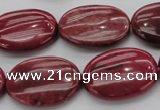 CRC835 15.5 inches 18*25mm oval Brazilian rhodochrosite beads