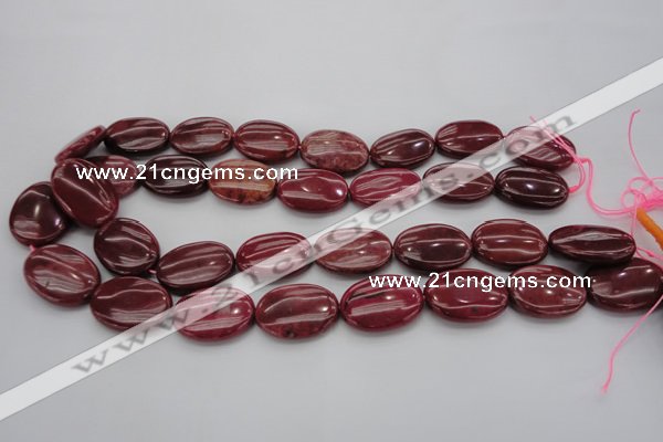 CRC835 15.5 inches 18*25mm oval Brazilian rhodochrosite beads