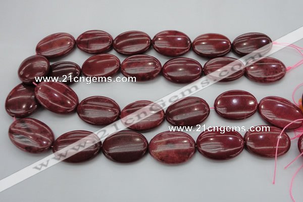 CRC836 15.5 inches 22*30mm oval Brazilian rhodochrosite beads