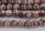 CRC901 15.5 inches 6mm round natural rhodochrosite beads