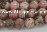 CRC904 15.5 inches 9mm round natural rhodochrosite beads