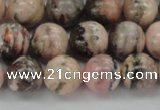 CRC905 15.5 inches 10mm round natural rhodochrosite beads