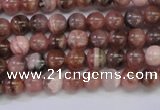 CRC912 15.5 inches 5mm round natural rhodochrosite beads