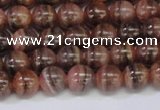 CRC914 15.5 inches 7mm round natural rhodochrosite beads