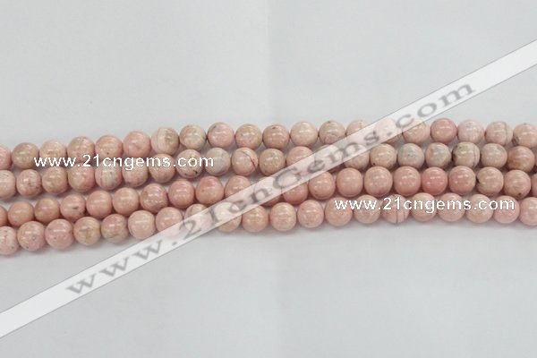 CRC922 15.5 inches 8mm round natural rhodochrosite beads