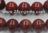 CRE02 16 inches 14mm round natural red jasper beads wholesale