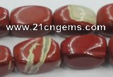 CRE21 16 inches 16*25mm nugget natural red jasper beads wholesale