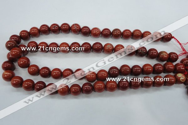 CRE28 15.5 inches 12mm round red jasper gemstone beads wholesale