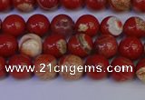 CRE301 15.5 inches 6mm round red jasper beads wholesale