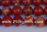 CRE303 15.5 inches 10mm round red jasper beads wholesale