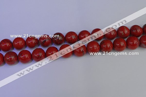 CRE306 15.5 inches 16mm round red jasper beads wholesale