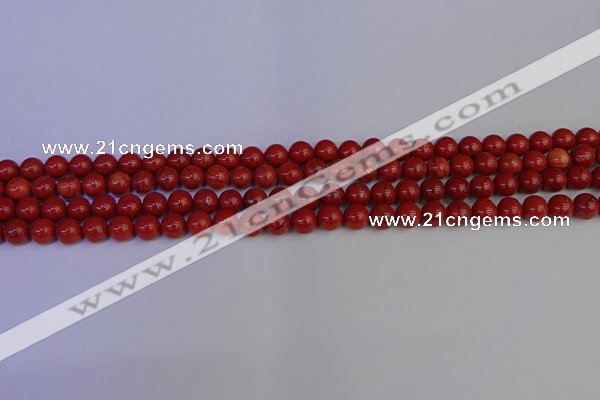 CRE310 15.5 inches 4mm round red jasper beads wholesale