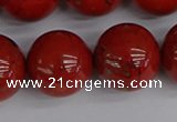 CRE317 15.5 inches 18mm round red jasper beads wholesale