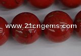 CRE318 15.5 inches 20mm round red jasper beads wholesale
