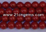 CRE321 15.5 inches 6mm round red jasper beads wholesale