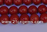 CRE322 15.5 inches 8mm round red jasper beads wholesale