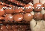 CRE65 15.5 inches 18*25mm - 20*25mm oval red jasper beads wholesale