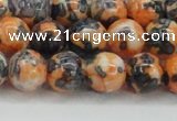 CRF325 15.5 inches 12mm round dyed rain flower stone beads wholesale
