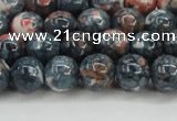 CRF331 15.5 inches 10mm round dyed rain flower stone beads wholesale