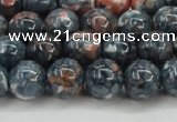 CRF332 15.5 inches 12mm round dyed rain flower stone beads wholesale