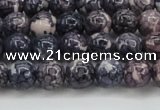 CRF336 15.5 inches 6mm round dyed rain flower stone beads wholesale