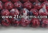 CRF345 15.5 inches 10mm round dyed rain flower stone beads wholesale