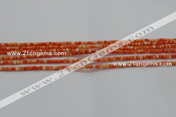 CRF425 15.5 inches 2mm round dyed rain flower stone beads wholesale