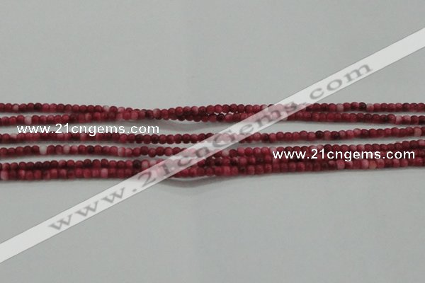 CRF427 15.5 inches 2mm round dyed rain flower stone beads wholesale