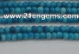 CRF428 15.5 inches 2mm round dyed rain flower stone beads wholesale