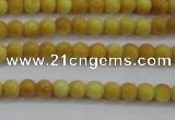 CRF436 15.5 inches 3mm round dyed rain flower stone beads wholesale