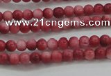 CRF438 15.5 inches 3mm round dyed rain flower stone beads wholesale