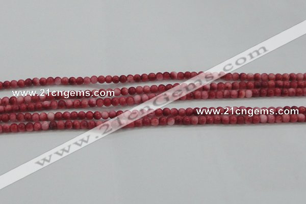 CRF438 15.5 inches 3mm round dyed rain flower stone beads wholesale